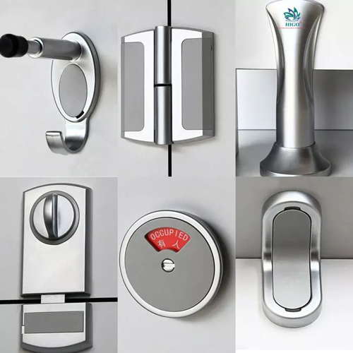 Bộ phụ kiện vách ngăn vệ sinh Aogao series 10-1